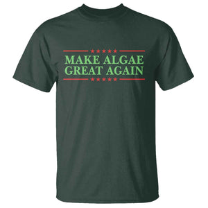 Make Algae Great Again Retro T Shirt Funny Lincoln Memorial Reflecting Pool Parody Meme TS02 Dark Forest Green Print Your Wear