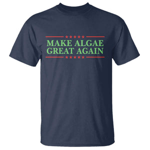 Make Algae Great Again Retro T Shirt Funny Lincoln Memorial Reflecting Pool Parody Meme TS02 Navy Print Your Wear