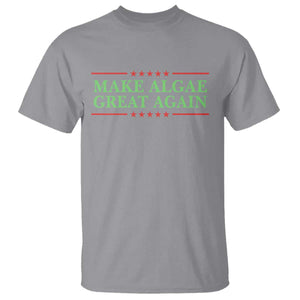 Make Algae Great Again Retro T Shirt Funny Lincoln Memorial Reflecting Pool Parody Meme TS02 Sport Gray Print Your Wear