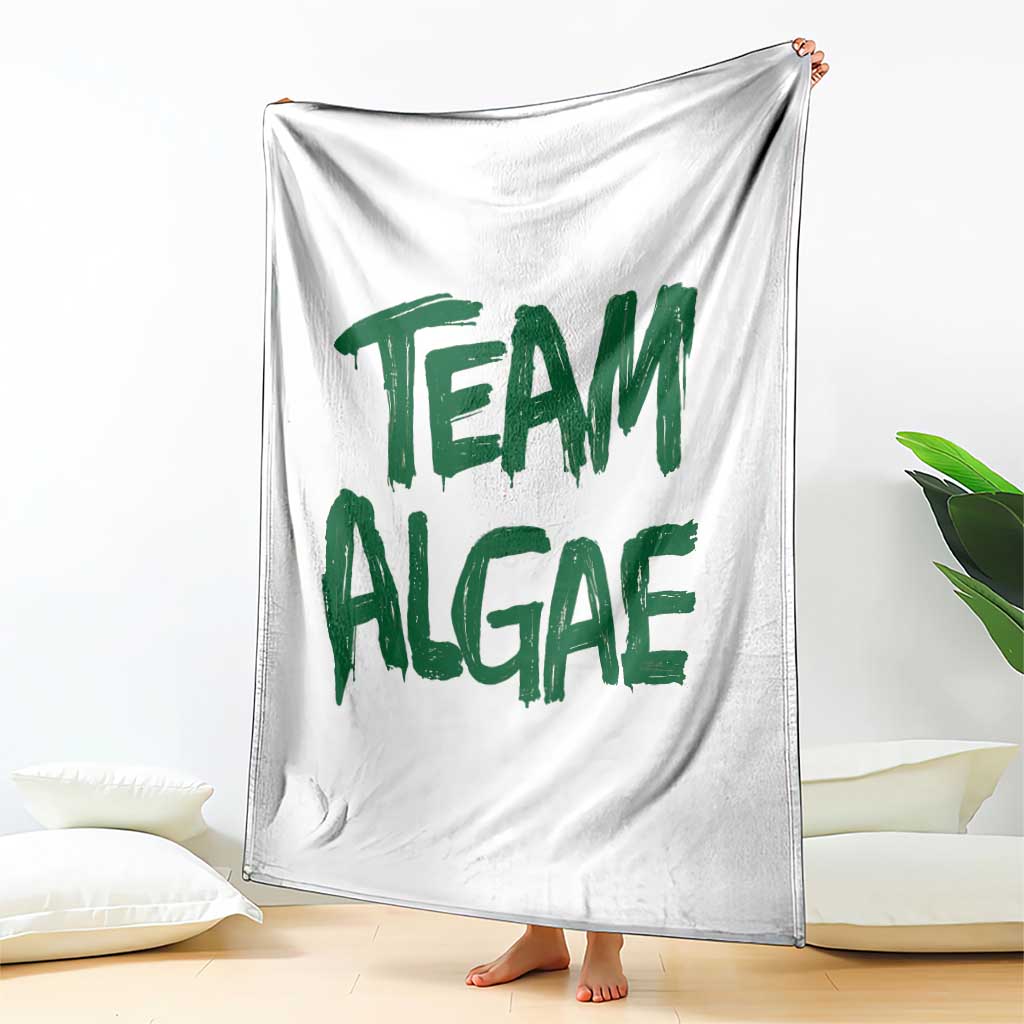 Team Algae Slime Dripping Style Graphic Throw Blanket Viral Lincoln Memorial Reflecting Pool Swamp Meme TS02 Print Your Wear