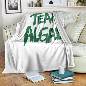 Team Algae Slime Dripping Style Graphic Throw Blanket Viral Lincoln Memorial Reflecting Pool Swamp Meme TS02 Print Your Wear
