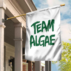 Team Algae Slime Dripping Style Graphic Garden Flag Viral Lincoln Memorial Reflecting Pool Swamp Meme TS02 Print Your Wear