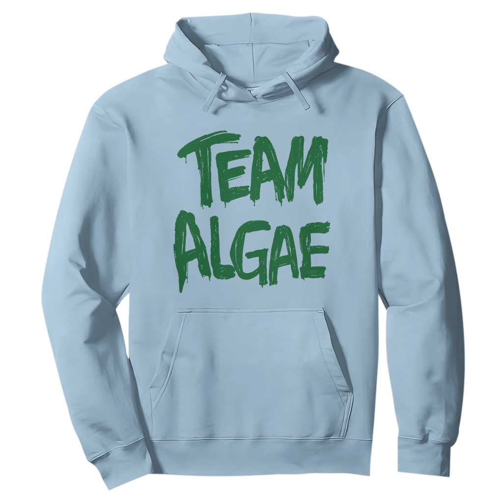 Team Algae Slime Dripping Style Graphic Hoodie Viral Lincoln Memorial Reflecting Pool Swamp Meme TS02 Light Blue Print Your Wear