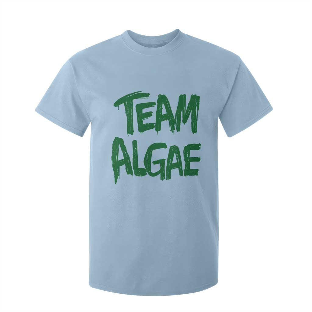Team Algae Slime Dripping Style Graphic T Shirt For Kid Viral Lincoln Memorial Reflecting Pool Swamp Meme TS02 Light Blue Print Your Wear