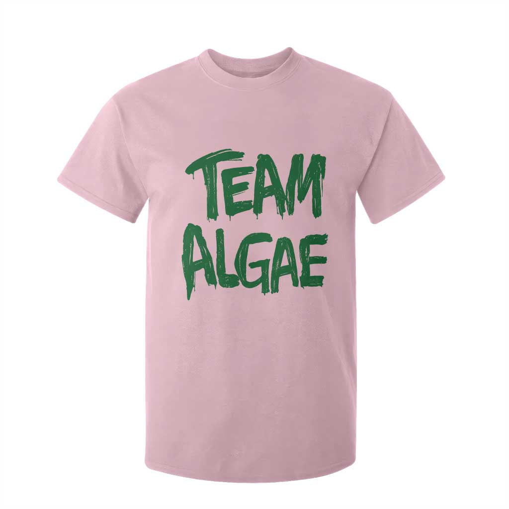 Team Algae Slime Dripping Style Graphic T Shirt For Kid Viral Lincoln Memorial Reflecting Pool Swamp Meme TS02 Light Pink Print Your Wear