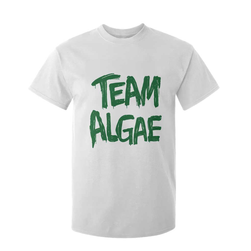 Team Algae Slime Dripping Style Graphic T Shirt For Kid Viral Lincoln Memorial Reflecting Pool Swamp Meme TS02 White Print Your Wear