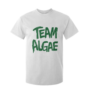 Team Algae Slime Dripping Style Graphic T Shirt For Kid Viral Lincoln Memorial Reflecting Pool Swamp Meme TS02 White Print Your Wear