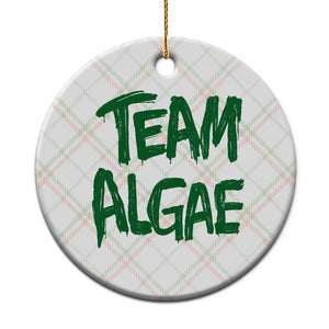 Team Algae Slime Dripping Style Graphic Ceramic Ornament Viral Lincoln Memorial Reflecting Pool Swamp Meme TS02 1pc Christmas Plaid Print Your Wear