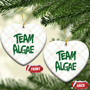 Team Algae Slime Dripping Style Graphic Ceramic Ornament Viral Lincoln Memorial Reflecting Pool Swamp Meme TS02 Print Your Wear
