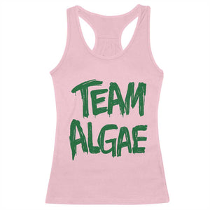 Team Algae Slime Dripping Style Graphic Racerback Tank Top Viral Lincoln Memorial Reflecting Pool Swamp Meme TS02 Light Pink Print Your Wear