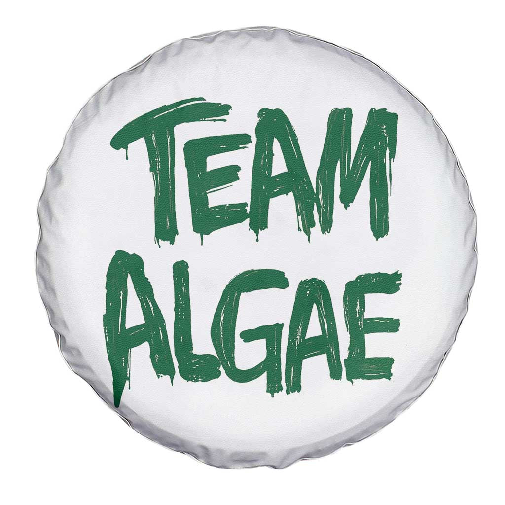 Team Algae Slime Dripping Style Graphic Spare Tire Cover Viral Lincoln Memorial Reflecting Pool Swamp Meme TS02 Print Your Wear
