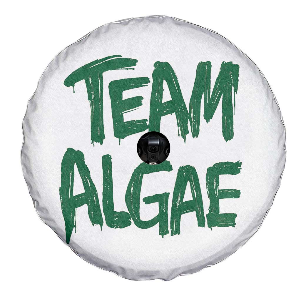 Team Algae Slime Dripping Style Graphic Spare Tire Cover Viral Lincoln Memorial Reflecting Pool Swamp Meme TS02 Print Your Wear