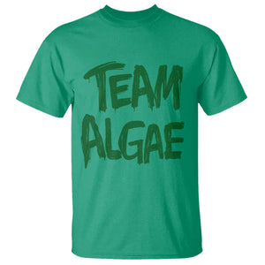 Team Algae Slime Dripping Style Graphic T Shirt Viral Lincoln Memorial Reflecting Pool Swamp Meme TS02 Irish Green Print Your Wear