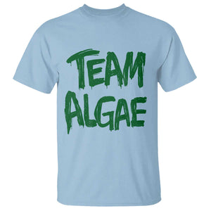 Team Algae Slime Dripping Style Graphic T Shirt Viral Lincoln Memorial Reflecting Pool Swamp Meme TS02 Light Blue Print Your Wear