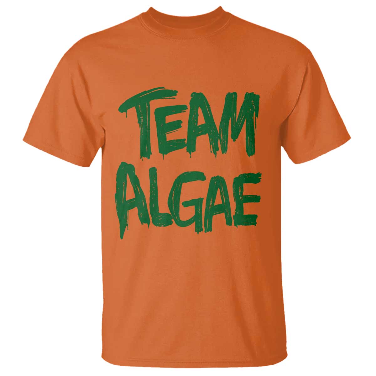 Team Algae Slime Dripping Style Graphic T Shirt Viral Lincoln Memorial Reflecting Pool Swamp Meme TS02 Orange Print Your Wear