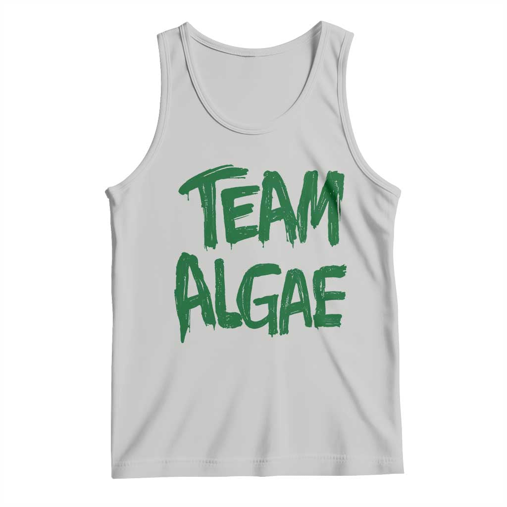 Team Algae Slime Dripping Style Graphic Tank Top Viral Lincoln Memorial Reflecting Pool Swamp Meme TS02 Ash Print Your Wear