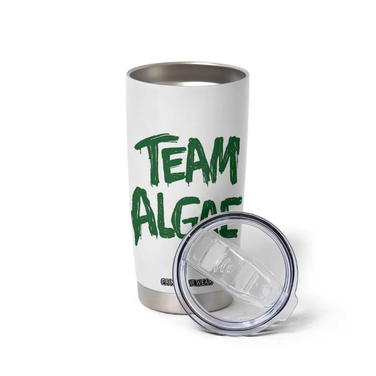 Team Algae Slime Dripping Style Graphic Tumbler Cup Viral Lincoln Memorial Reflecting Pool Swamp Meme TS02 Print Your Wear