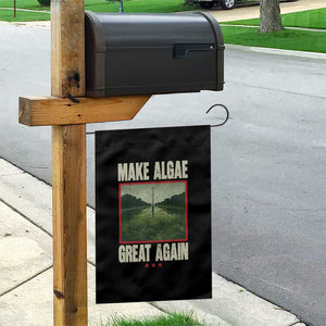 Make Algae Great Again Funny DC Slamp Slime Parody Garden Flag Washington Monument Reflecting Pool Vintage Photo TS02 Print Your Wear