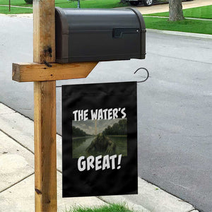 The Water is Great Swamp Monster Reflecting Pool Garden Flag Funny Washington DC Algae Creature Meme TS02 Print Your Wear