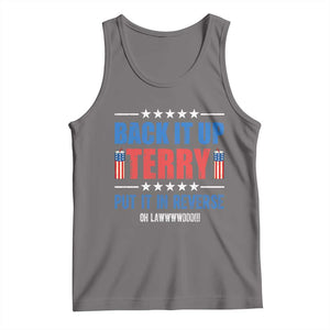 Back It Up Terry Put It In Reverse Oh Lawd Tank Top Funny 4th of July Fireworks Patriotic TS02 Deep Heather Print Your Wear