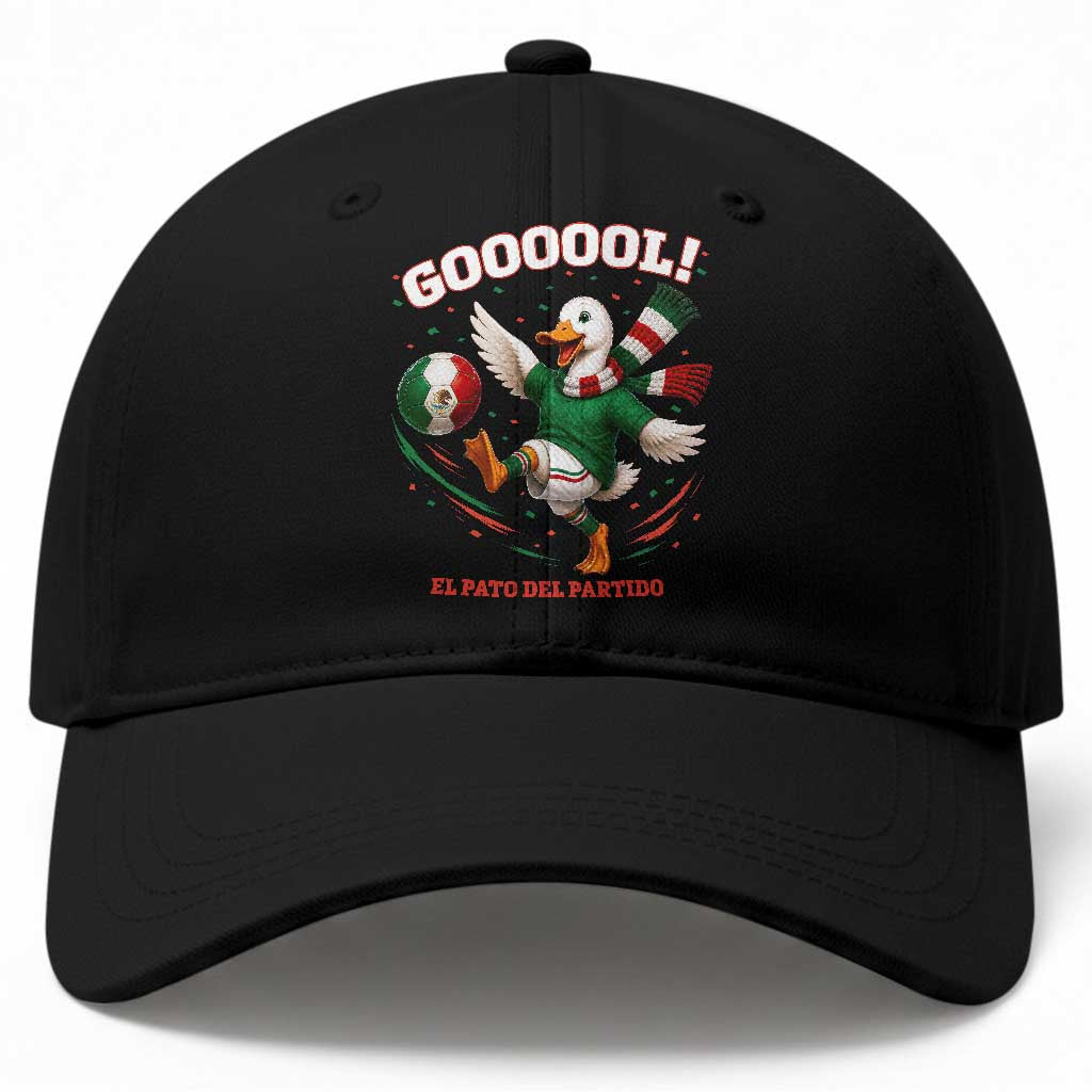 Funny Merlin the Duck Mexico Soccer Supporter Baseball Cap El Pato Del Partido Goooool Football Fans TS02 Print Your Wear