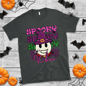 Spooky Vibe Retro Spooky Boo Gothic Halloween Costume T Shirt TS02 Printyourwear