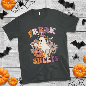 Funny Freak In The Sheet Spooky Boo Sheets Ghost Halloween T Shirt TS02 Printyourwear