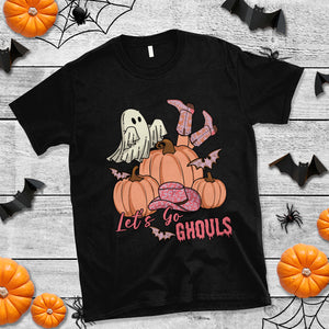 Let's Go Ghouls Halloween Costume Retro Rodeo Halloween Cowgirl T Shirt TS02 Printyourwear