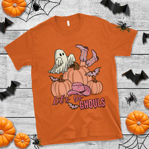 Let's Go Ghouls Halloween Costume Retro Rodeo Halloween Cowgirl T Shirt TS02 Printyourwear