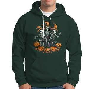 Dancing Skeletons Dance Challenge Scary Pumpkin Spooky Halloween Hoodie TS02 Printyourwear