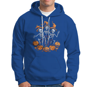 Dancing Skeletons Dance Challenge Scary Pumpkin Spooky Halloween Hoodie TS02 Printyourwear