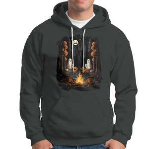 Cute Boo Spooky Ghost Camping In The Forest Gothic Halloween Hoodie TS02 Printyourwear