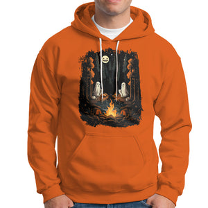 Cute Boo Spooky Ghost Camping In The Forest Gothic Halloween Hoodie TS02 Printyourwear