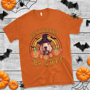 Don't Worry Be Capy Funny Capybara In Halloween Costume T Shirt TS02 Printyourwear