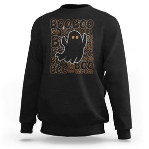 Spooky Boo Boo Ghost Scary Night Halloween Costume Sweatshirt TS02 Purple Printyourwear