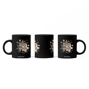 First Grade Leopard Checkered Star Coquette Coffee Mug Cute 1st Grade Girl Back to School Gift TS02 Print Your Wear
