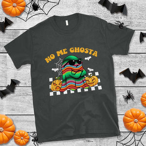 Mexican Ghost T Shirt No Me Ghosta Funny Halloween Ghost Retro Boo Sheet TS02 Dark Heather Print Your Wear