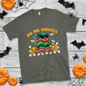 Mexican Ghost T Shirt No Me Ghosta Funny Halloween Ghost Retro Boo Sheet TS02 Military Green Print Your Wear