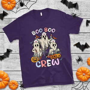 Halloween Nurse T Shirt Boo Boo Crew Ghost Halloween Costume Funny Nursing TS02 Purple Print Your Wear