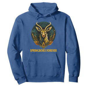 South Africa Rugby Hoodie Springboks Forever Stronger Together Go Bokke TS02 Royal Blue Printyourwear