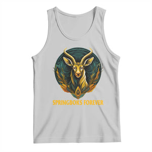 South Africa Rugby Springboks Tank Top Forever Stronger Together Go Bokke TS02 Ash Print Your Wear
