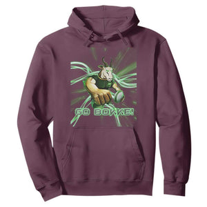 South Africa Rugby Hoodie Go Bokke Springboks Forever Stronger Together TS02 Maroon Printyourwear