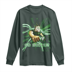 South Africa Rugby Springboks Long Sleeve Shirt Go Bokke Forever Stronger Together TS02 Dark Forest Green Print Your Wear