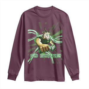 South Africa Rugby Springboks Long Sleeve Shirt Go Bokke Forever Stronger Together TS02 Maroon Print Your Wear
