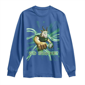 South Africa Rugby Springboks Long Sleeve Shirt Go Bokke Forever Stronger Together TS02 Royal Blue Print Your Wear