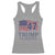 President Trump Inauguration Day 2025 Racerback Tank Top 47th President January 20th American Flag TS02 Sport Gray Print Your Wear