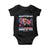 President Trump Inauguration Day 2025 Baby Onesie Ending Of A Nightmare January 20th 2025 Red States Map TS02 Black Print Your Wear