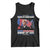 President Trump Inauguration Day 2025 Tank Top Ending Of A Nightmare January 20th 2025 Red States Map TS02 Black Print Your Wear