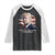 President Trump Inauguration Day 2025 Raglan Shirt Ending Of A Nightmare January 20th American Flag TS02 Black White Print Your Wear