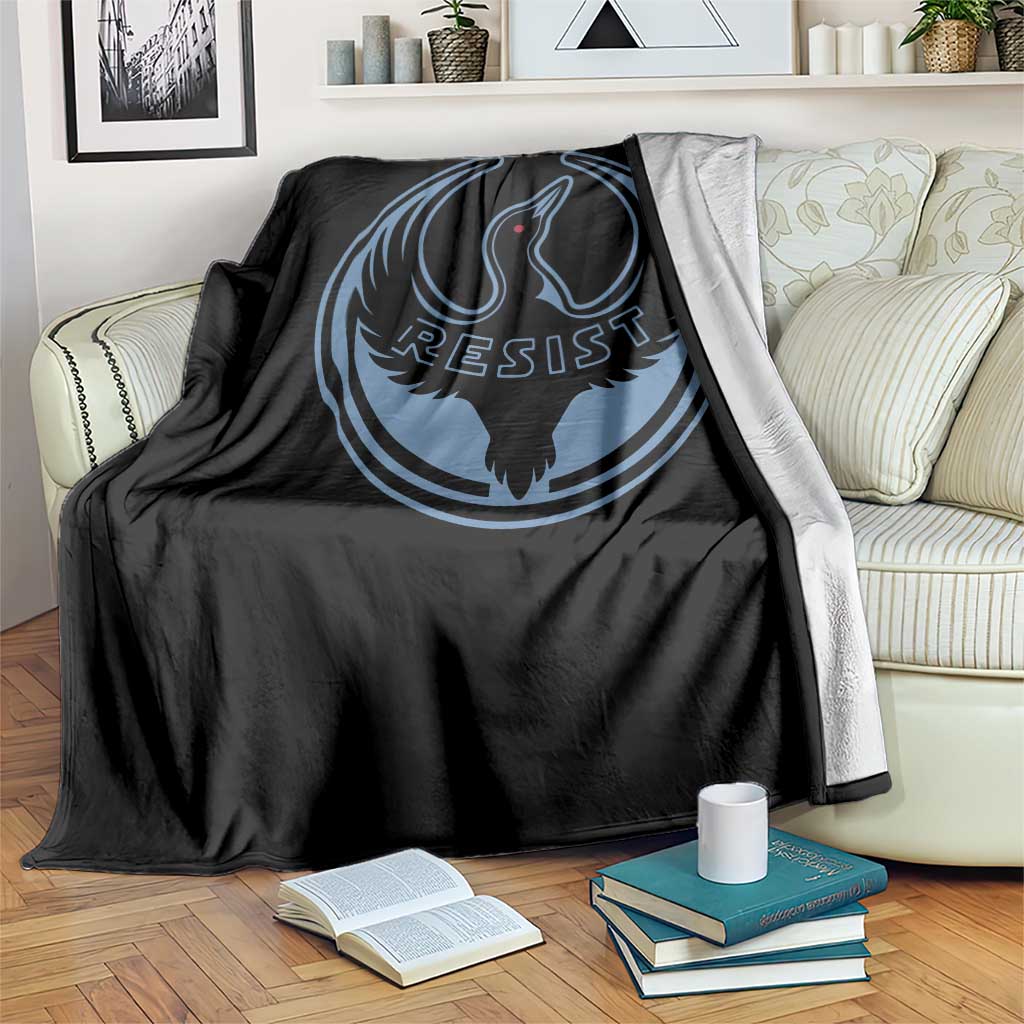 Minnesota Resist Loon Rebellion Emblem Throw Blanket TS02 Print Your Wear